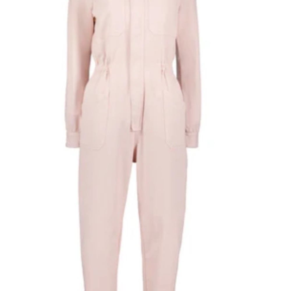 Women's Pink Utility Jumpsuit